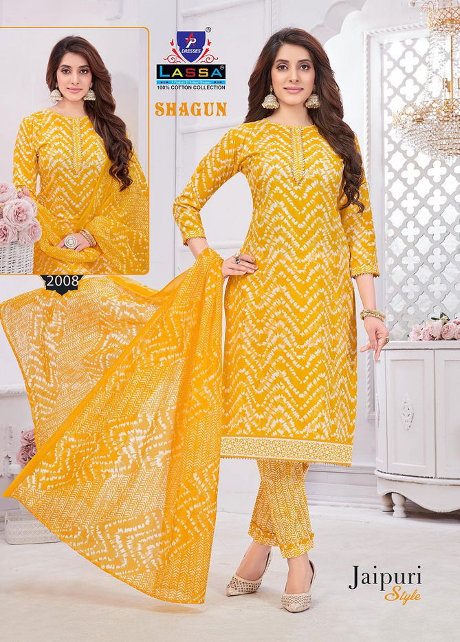 Shagun Jaipuri Style Vol 2 By Lassa Printed Cotton Dress Material Wholesale Shop in Surat